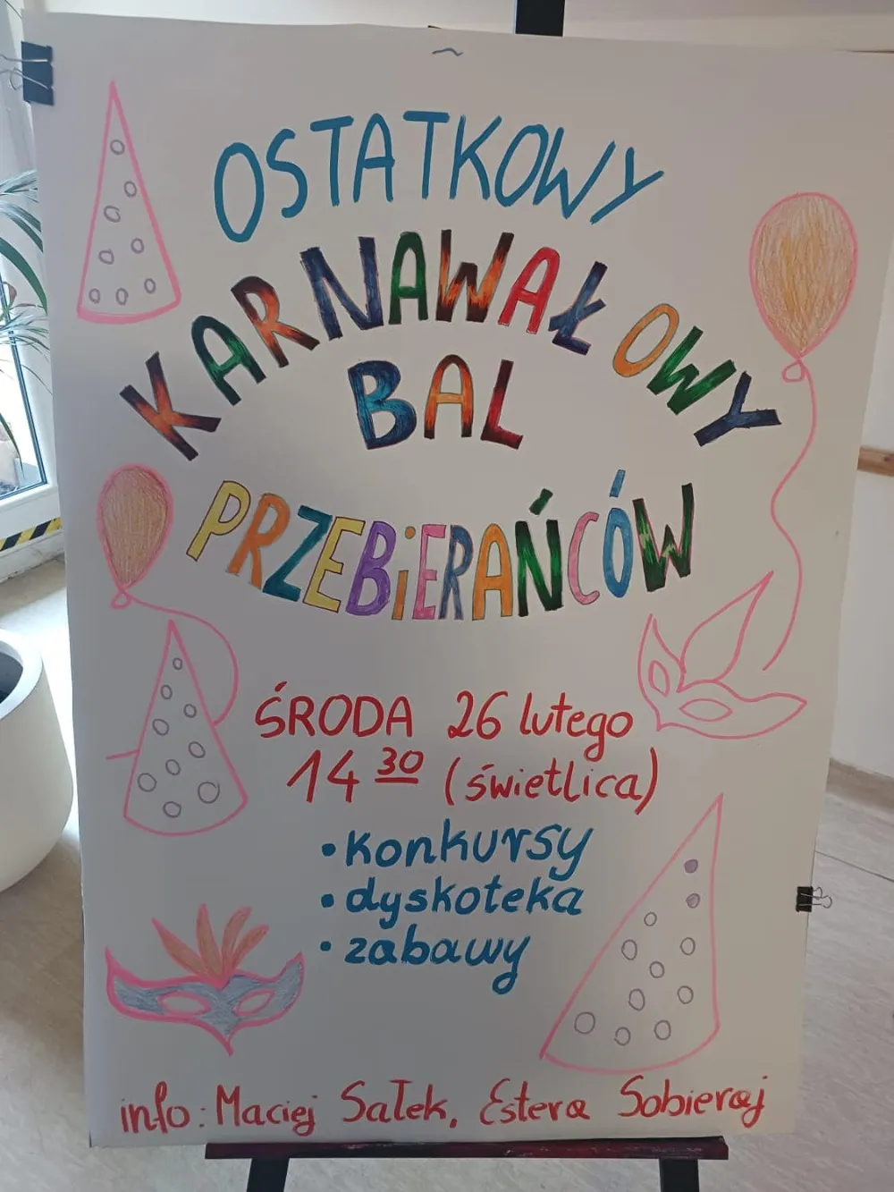 Pierwsza mini impreza karnawałowa