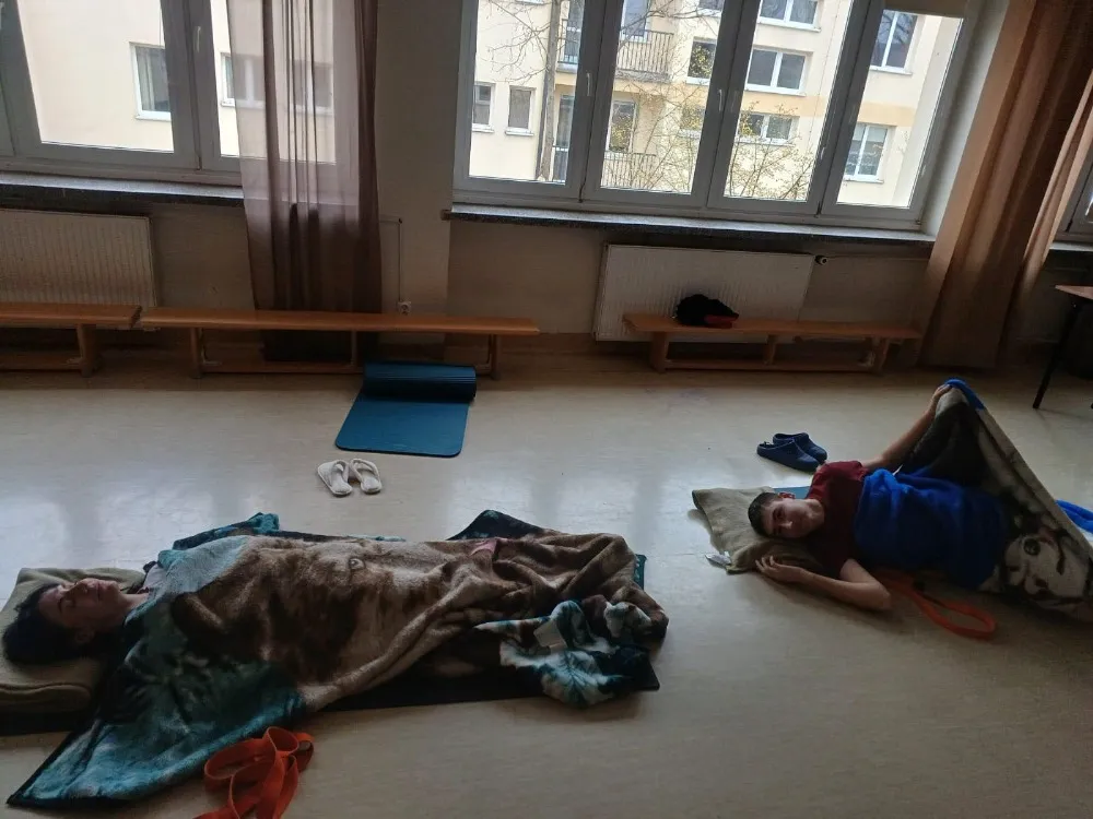 Czy na jodze spać można?